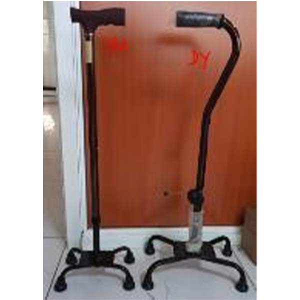 Quad Cane (4 Legs) – Bronze & Black | Stable Support for Everyday Mobility - Image 3