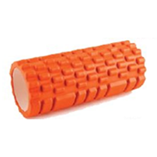 Multi Purpose Grid Foam Massage Roller. Length 33Cm.Orange
