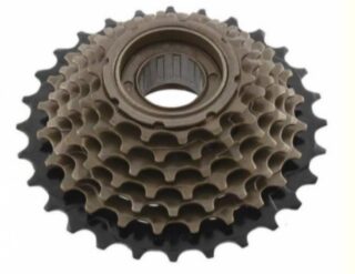 Bicycle Freewheel 6 Speed Brown Finish, PACKING: 50PCS/CTN