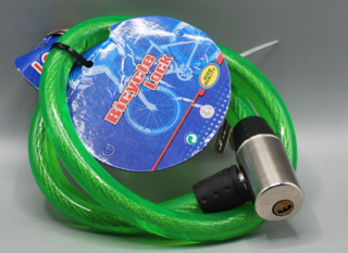 Bicyce Locks 16*830mm, With 2 Keys With Plastic Waterproof Cover