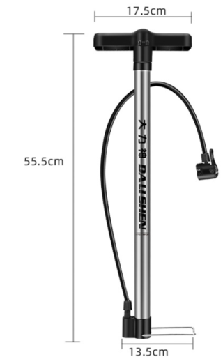 Steel Pump For Bicycle, Motorbike, Balls, Inflatable Toys