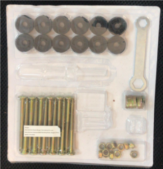 Exercise Machine Tools On Blister Pack, Set Of 12