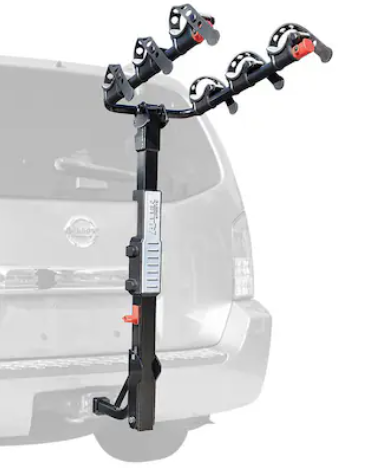 Three Bike Hitch Mounted Bike Rack
