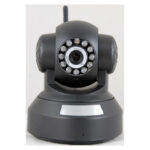 720P CMOS CCTV Camera with Alarm, IR, and WiFi (Black)