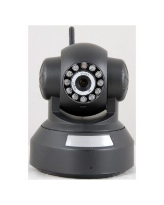 720P CMOS CCTV Camera with Alarm, IR, and WiFi (Black)