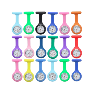 NURSE WATCH SILICONE STRAP,1PC/PE BAG, DIFFERENT COLORS AVAILABLE