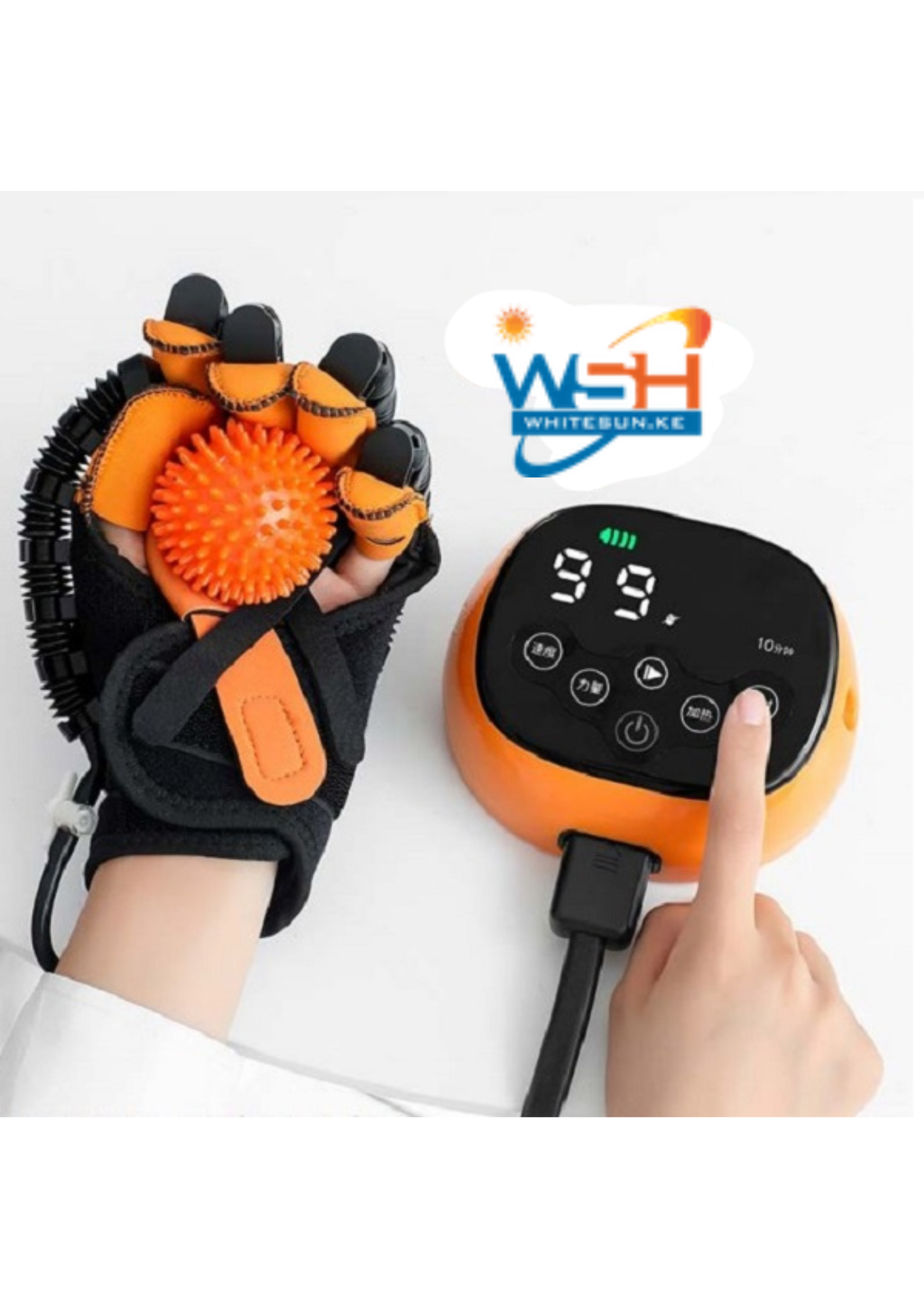 Rehabilitation Robot Glove, USB Rechargable, for finger training