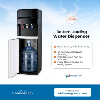 Unitech Dispenser Bottom Load Hot, Cold and Normal Water With Compressor
