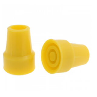 Rubber Ferrules For Axilliary Crutches Dia-22mm Yellow