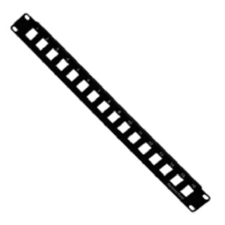 Patch Panel Loaded For Stp, 1U With Separate Keystone 16 Port