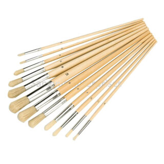 Artist Brush, Set Of 12, Round