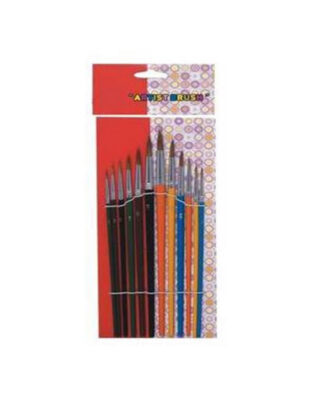 Artist Brushes Small Size 12PcsPkt