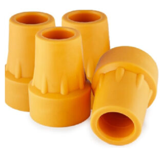 Spare Plastic Bottom Tip For Crutch 925L, Yellow
