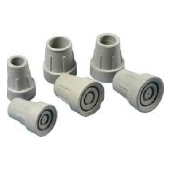 Spare Plastic Bottom Tip For Crutch 925L, Gray