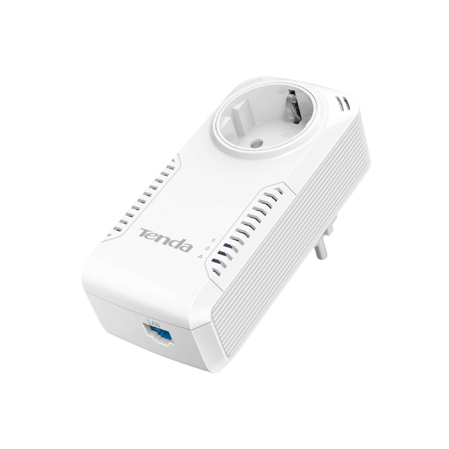 Av1000 Gigabit Powerline Adapter Starter Kit With Ac Pass Through Tenda