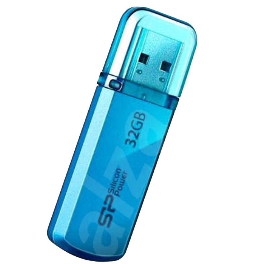 Flash Disk 32GB USB 2.0, Silicon Power Blue – Reliable Storage for Everyday Use