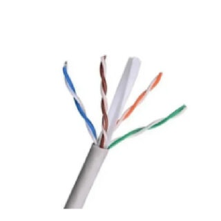 Cat 6E Utp Indoor Cable Cu(100%) Pvc Jacket Terabit Per Meter