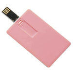 Flash Disk, Credit Card Type, Slide And Open 16Gb Red