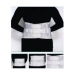 Back Support – Xl, With 3 Belts, Grey Color X Large