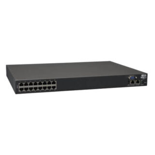 16-Port Serial Server with USB – Built-in Modem, Dual GbE NIC, 16 GB Flash, 1U Rack, TAA | Tripp-Lite
