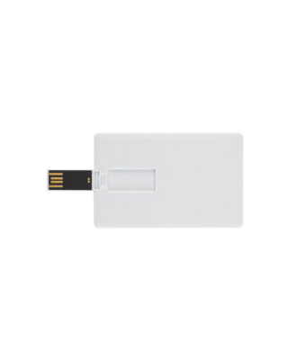 16GB Flash Disk, Credit Card Type, White, Slide and Open
