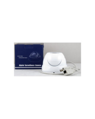 2.0MP Ti368 Chip Dome IP CCTV Camera – 4mm Lens, 1/2.5-Inch Micron Sensor, With Power Adapter