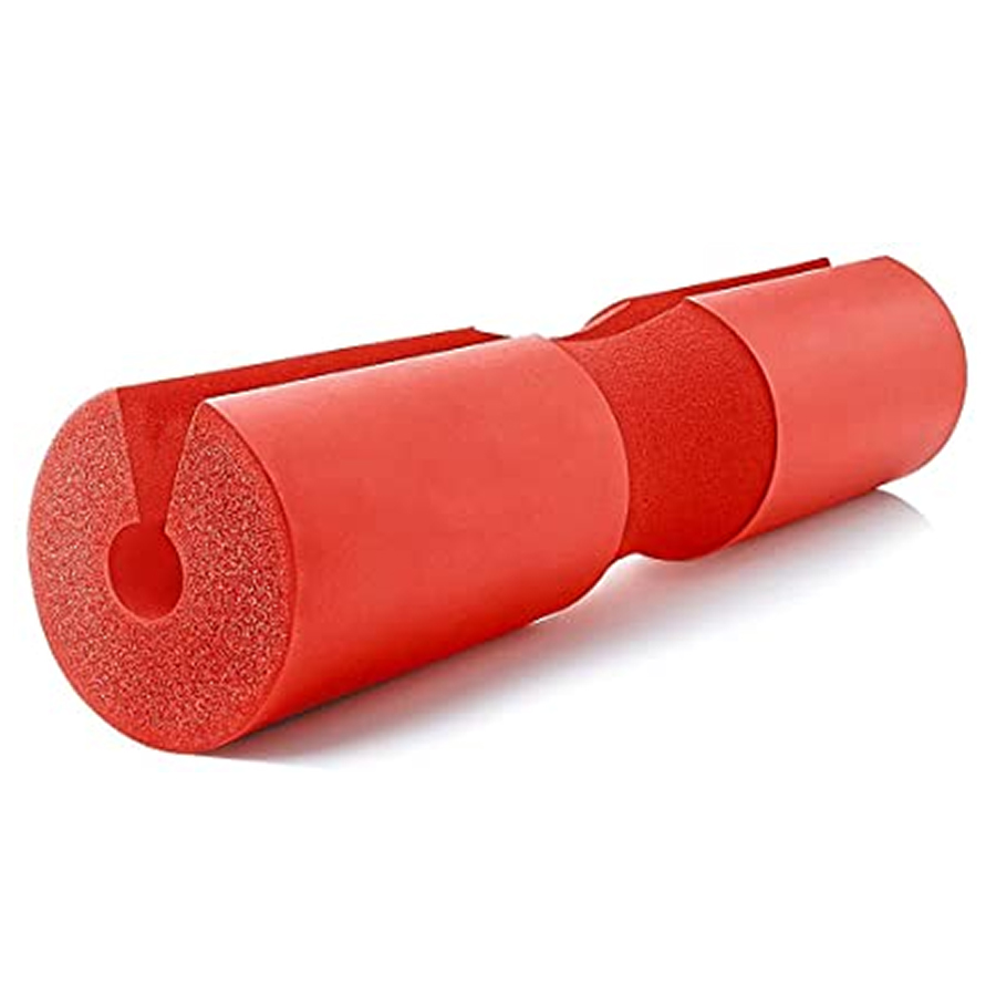 Barbell Pad Foam Material.Length 45Cm.Thickness 3.5Cm.Red