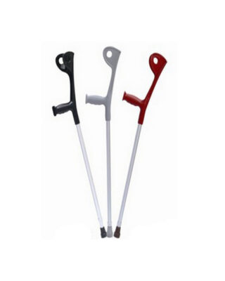 Forearm Crutch, Black Color, Price Per Piece
