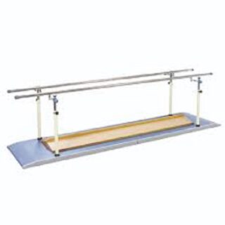 Adjustable Parallel Rehab Bars – 77–103cm Height, 300cm Length