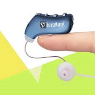 Ric BTE Digital Hearing Aid – G-28D-R/L (Rechargeable, Blue Grey)