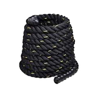 SPL615 Battle Ropes 3-Strand, 9M*50Mm F50Mm* 9M 100% Polyester Black