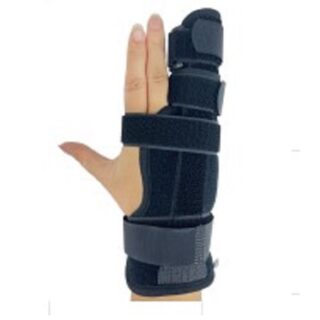 Finger Splint Brace Hand Brace for Finger Injury Medium Left Hand