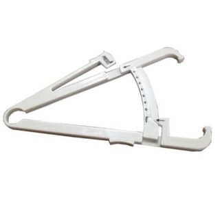 Personal Body Fat Caliper 0-70mm White In Polybag