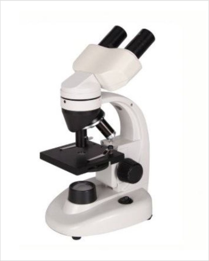 Binocular Biological Microscope In Hard Zip Around Case – Mag: 40X~400X;