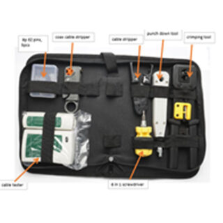 Networking Toolkit set of 8 with Zip Pouch, Terabit