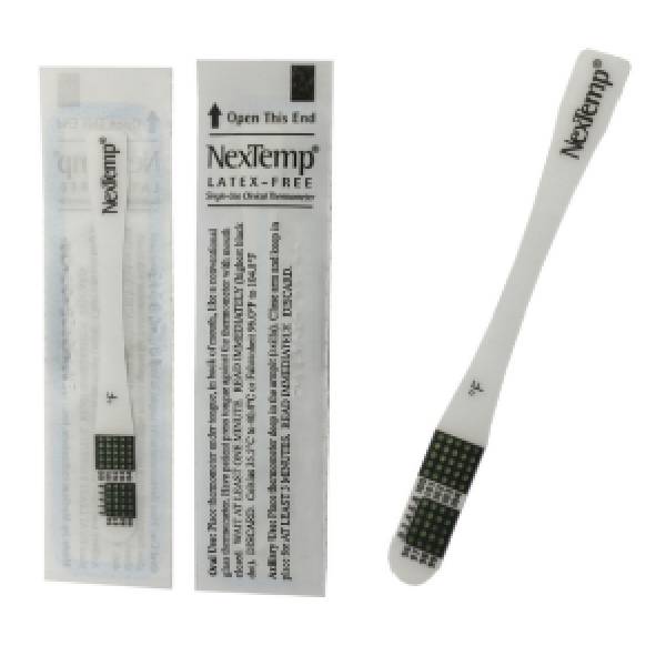 Single-Use Clinical Thermometer Disposable, Individually Wrapped, 100Pcs/Pkt
