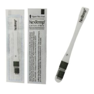 Single-Use Clinical Thermometer Disposable, Individually Wrapped, 100Pcs/Pkt