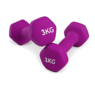 Hex Neoprene Dumbbells.2X3Kg
