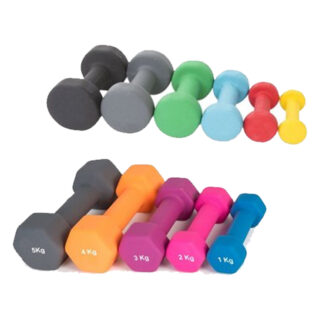 Hex Neoprene Dumbbells.2X4Kg