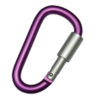 Carabiner – Flower Purple 8 X 80 Mm Happy Outdoor