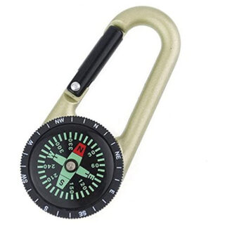Carabiner With Compass Happy Outdoor