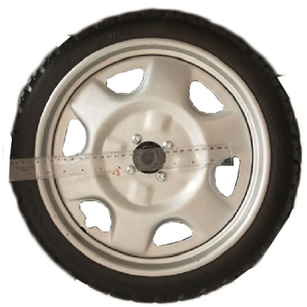 Spare Solid Wheel For Wheelchair, Black Color Tyre, 16 X 21/8