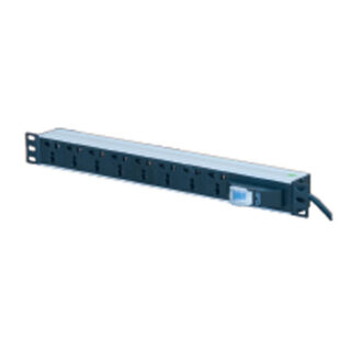 Pdu 1,5U 19inch Aluminum 8 Way With Circuit Breaker,Uk Type Canovate