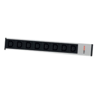 PDU 1.5U Vertical Aluminum 12 Way with On/Off Switch, UK Type Canovate