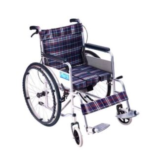 Standard Adult Manual Wheelchair – BME 4611 / JL809I | Durable Frame with Metal Handrim