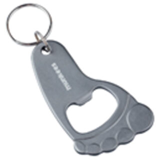 Keyring With Bottle Opener In Foot Shape