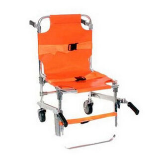 Stair Stretcher Wheelchair – Orange | Safe Evacuation with Chest & Seat Belt – Model YXZ-D-C9