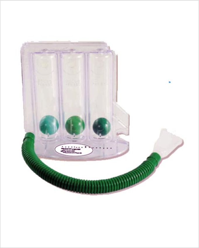 3-Ball Respiratory Exerciser, 600/900/1200 CC