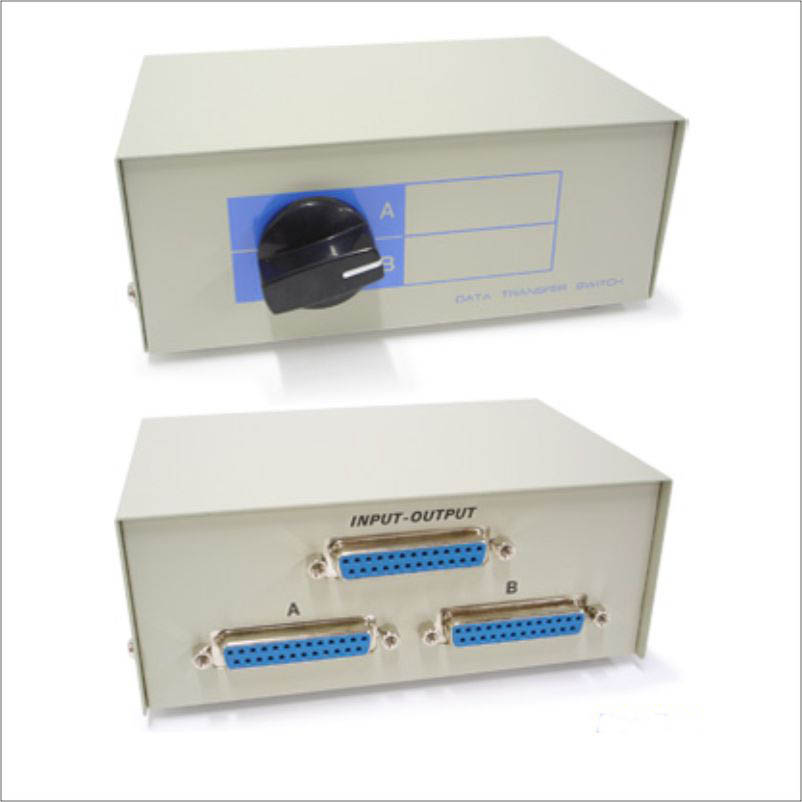 Data Switch For Usb 2 Printer To 1 Computer Reversible - Image 2