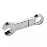 2Gb Flash Disk Spanner Shape Silver In Individual Box